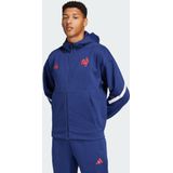 adidas - Trainingsjack - Blauw - Hoogwaardige Materialen