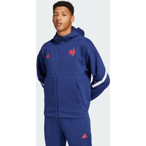 adidas - Trainingsjack - Blauw - Hoogwaardige Materialen