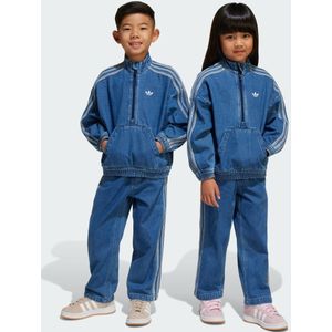 adidas - Denim Set - Blauw - Kids - Trainingspakken