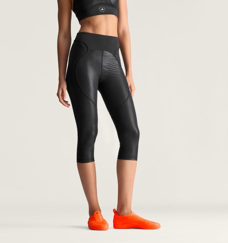 adidas - By Stella McCartney - Training Micro Dot Capri Leggings - Zwart