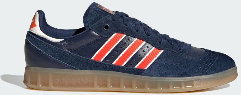 Handbalschoenen - Zwart - Leer - Logoprint - Flexibele Zool