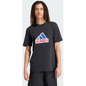 ADIDAS - SPORTSWEAR - T-shirt - Zwart - Katoen