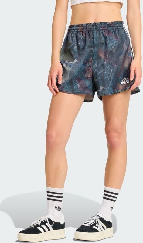adidas Originals Bladeren Camouflageprint Satijnen Short