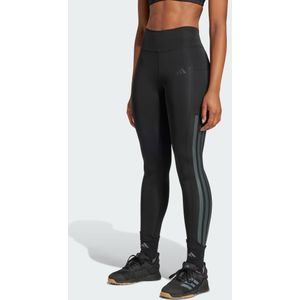 adidas Performance Optime 3-Stripes Lange Legging - Dames - Zwart