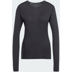 adidas - TERREX Xperior Merino 150 - Thermoshirt - Zwart - Long Sleeve