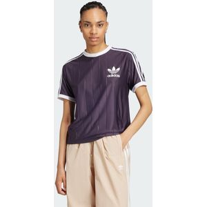 ADIDAS ORIGINALS - Adicolor - Shirt - Donkerlila / Wit