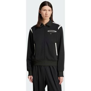 Adidas - Premium Track Top - Hoodie - Zwart - 68% Gerecycled Polyester, 30% Katoen, 2% Elastaan