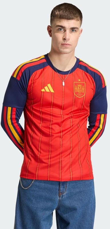 Spain 26 Home Long Sleeve Voetbalshirt
