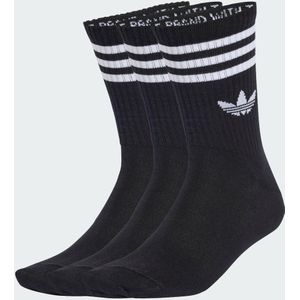 adidas - Mid Cut Crew - Sokken - Zwart - Set van 3 paar