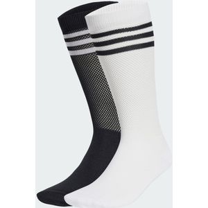 adidas - Textured Crew Socks - Wit - 2 Paar