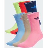 adidas - Trefoil Cushion Crew - Sportsokken - Meerkleurig - 6-Pack