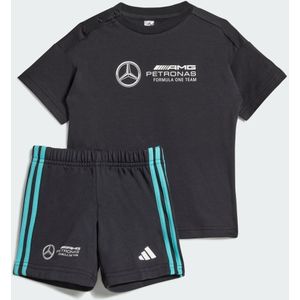 MERCEDES - AMG PETRONAS FORMULA ONE TEAM DNA BABY JOGGINGPAK MET KORTE MOUWEN