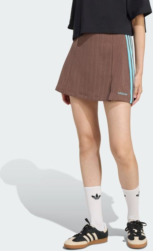 ADIDAS ORIGINALS - Tailored - A-lijnrok - Aqua / Bruin / Donkerbruin