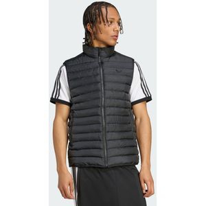 adidas Originals - PADDED VEST - Bodywarmer - Zwart - Slim Fit