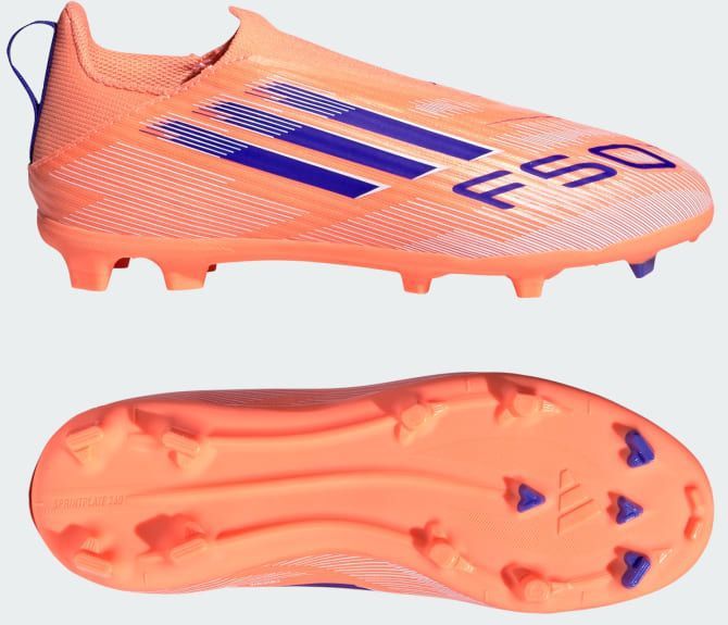 adidas F50 League - Voetbalschoenen - Vetersloos - Sprintgrid-print