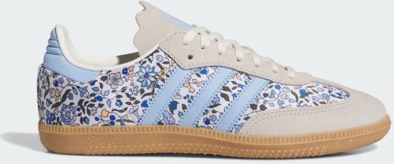 adidas Originals - Samba OG x Liberty London - Sneakers - Lichtblauw / Greige / Donkergroen / Wit