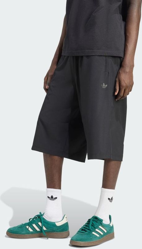 ADIDAS ORIGINALS - Firebird - Korte Broek - Zwart - Loosefit