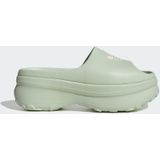 Adidas Adifom - Dames Slippers en Sandalen - Groen - Mesh/Synthetisch