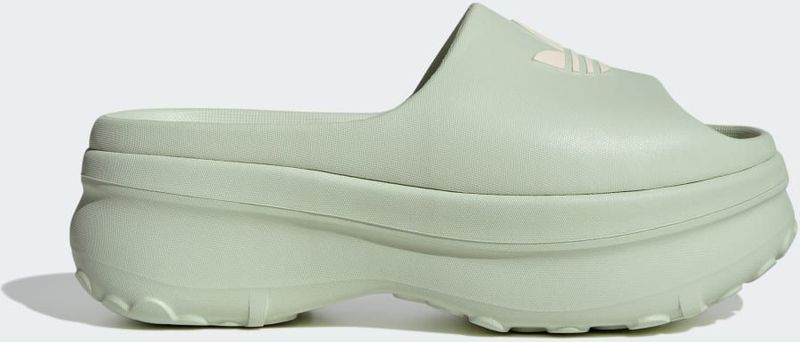 Adidas Adifom - Dames Slippers en Sandalen - Groen - Mesh/Synthetisch