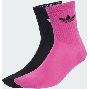 adidas - Ruffle Crew Socks - Zwart - 2 Paar