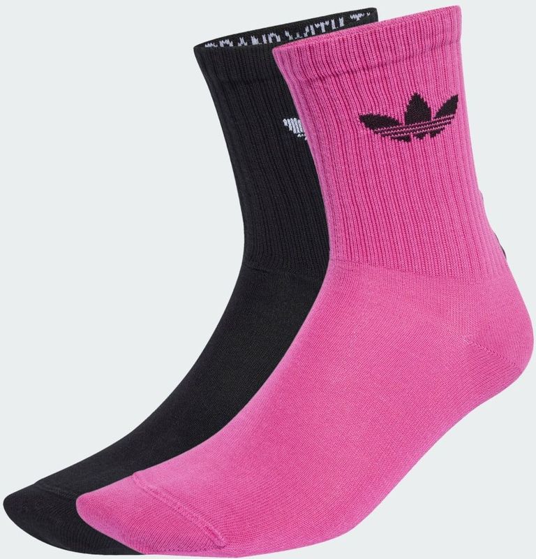 adidas - Ruffle Crew Socks - Zwart - 2 Paar