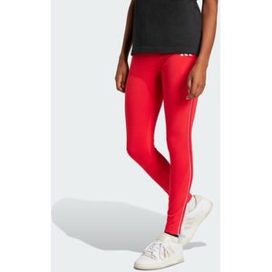 adidas - Essentials Color Pop - Leggings - Rood - High-Waisted