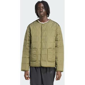 adidas Originals - Tussenjas - Olijfgroen - Gewatteerde Jas
