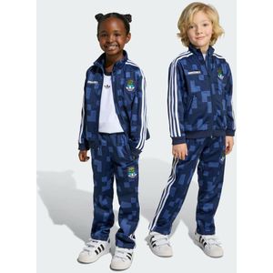 adidas - Firebird - Trainingspak - Zwart - 100% Polyester