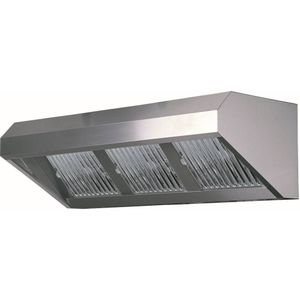 RVS dampkap zonder Motor | 200 x 80 x 60 cm150 tot 200 cm