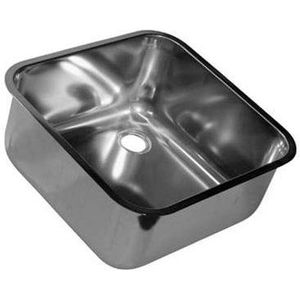 RVS Inlas Spoelbak | Vierkant | 6 Formaten45,2 x 45,2 x 25 (H) cm