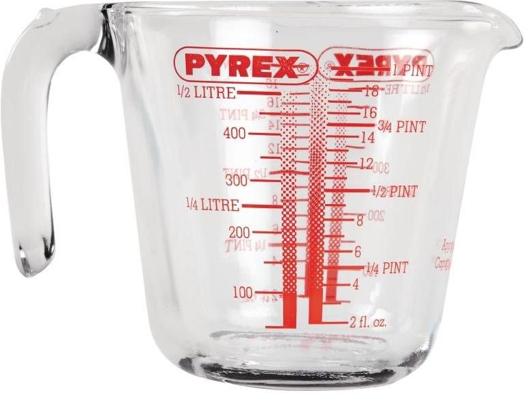 Glazen maatbeker | 2 Formaten1 Liter