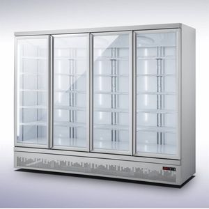 Wandkoelkast | 4 Glasdeuren | 2025L180 tot 200 cm