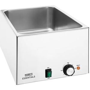 Nisbets Essentials Bain Marie | 21L | RVS | 32,7(h) x 64,5(b) x 43,2(d)cm