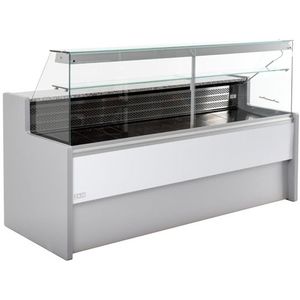 Koeltoonbank 121,5h x 200b x 79d cm grijs 2000mm