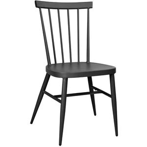 windsor aluminium stoelen | Zwart | 88(h) x 51(b)cm | (4 stuks)