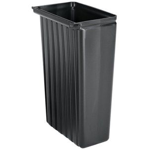 Zwarte afvalbak voor serveerwagen | 30 L