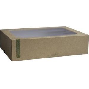 Composteerbare sandwichboxen met deksel medium (50 stuks)