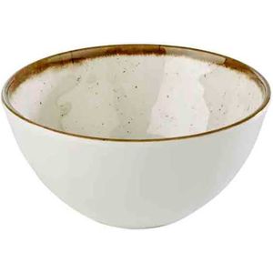 Witte Melamine Schaal | Stone Art Line | 15,0 Ø