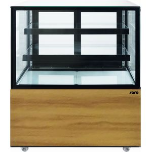 Verijdbare Koelvitrine - 2 Verstelbare Glasplaten - 270 Liter - 915x675x(H)1268mm