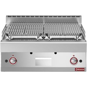 Lavasteengrill - 1/1 Module - Bakrooster In Gietijzer "double face"