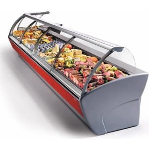 Verlichte Koeltoonbank | MAJOR 1955 VCA | 195,5x118,5x(H)133cm90 tot 150 cm