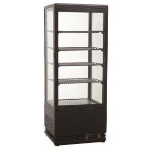 Koelvitrine Zwart | 98L90 tot 150 cm