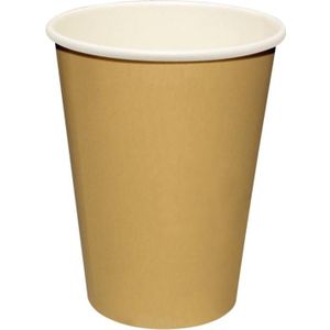 Wegwerp Koffiebekers Lichtbruin (1000 Stuks) | 3 Formaten23cl