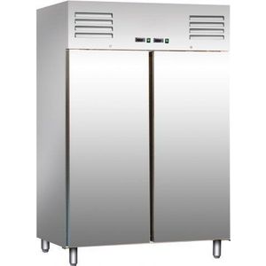 Koelvriescombinatie | RVS | 2x537 liter | Saro | GN120DTV | 323-1225