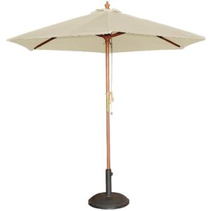 Creme Parasol rond Ø 2,5 meter