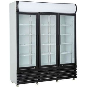 Wandkoelvitrine met 3 glazen deuren | 160 cm | 1065 Liter180 tot 200 cm