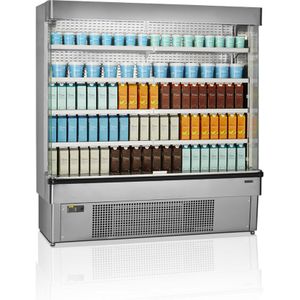 Open Front Koeler | RVS | 2 tot 8 °C | 1885 x 737 x 1985 mm180 tot 200 cm
