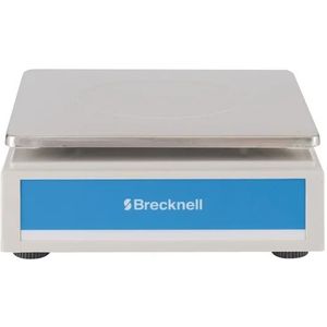 Brecknell elektronische weegschaal 6kg | RVS | 11(h) x 22,5(b) x 30,5(d)cm