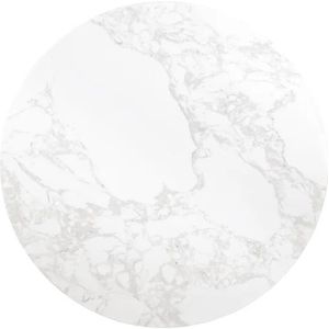 tafelblad met wit marmereffect | 600 mm Prijsgarantie