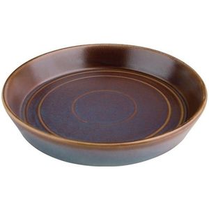 Cavolo platte ronde diepe borden | Ø22cm | iriserend | 4 stuks
